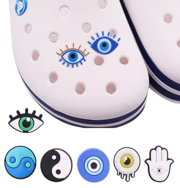 whole 100pcs devil eyes blue character gossip pvc shoe designer decorations bucklefor wristbands croc charms jibbitz button cl3116801, White;pink
whole 100pcs devil eyes blue character gossip pvc shoe designer decorations bucklefor wristbands croc charms jibbitz button cl3116801, White;pink