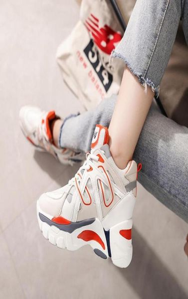 women desinger shoes height increasing shoes casual sports sneaker wedge high heel thick sole with box7803200, Black;white
women desinger shoes height increasing shoes casual sports sneaker wedge high heel thick sole with box7803200, Black;white