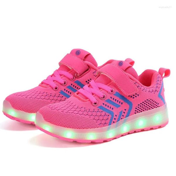 athletic shoes children girl boy glowing sneakers mesh knitted luminous sneaker teenager led lighted casual, Black
athletic shoes children girl boy glowing sneakers mesh knitted luminous sneaker teenager led lighted casual, Black
