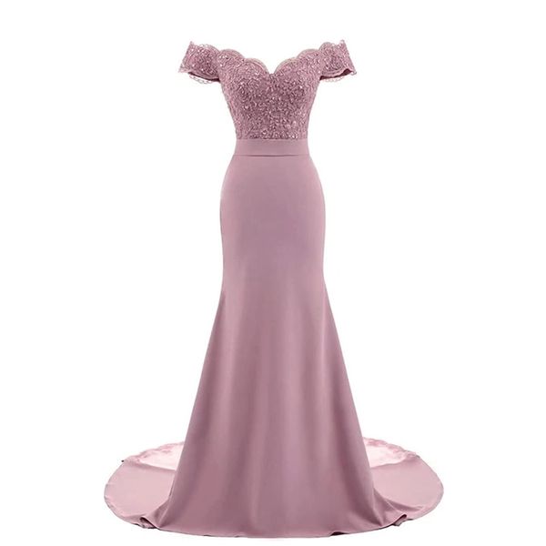 dusty rose pink bridesmaid dresses mermaid floral lace applique beaded v neck wedding guest evening gowns off shoulder maid of honor dress, White;pink
dusty rose pink bridesmaid dresses mermaid floral lace applique beaded v neck wedding guest evening gowns off shoulder maid of honor dress, White;pink