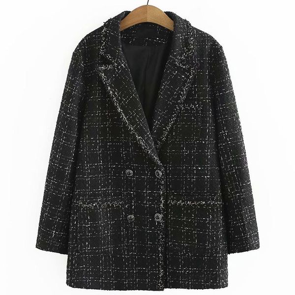 pants aonibeier 2022 woman casual traf coats autumn tweed woolen long jacket oversized double breasted loose plaid blazers 4xl, White
pants aonibeier 2022 woman casual traf coats autumn tweed woolen long jacket oversized double breasted loose plaid blazers 4xl, White
