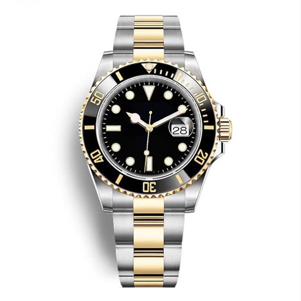 luxury mens watches automatic watch ceramic bezel stainless steel with glide lock 40mm super luminous fashion wristwatch2643, Slivery;brown
luxury mens watches automatic watch ceramic bezel stainless steel with glide lock 40mm super luminous fashion wristwatch2643, Slivery;brown