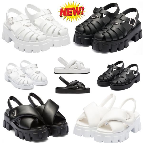 2023 new designer sandals black leather shoes increase platform monolith prad triangle logo non-slip leather thick soled gear hollow baotou
2023 new designer sandals black leather shoes increase platform monolith prad triangle logo non-slip leather thick soled gear hollow baotou