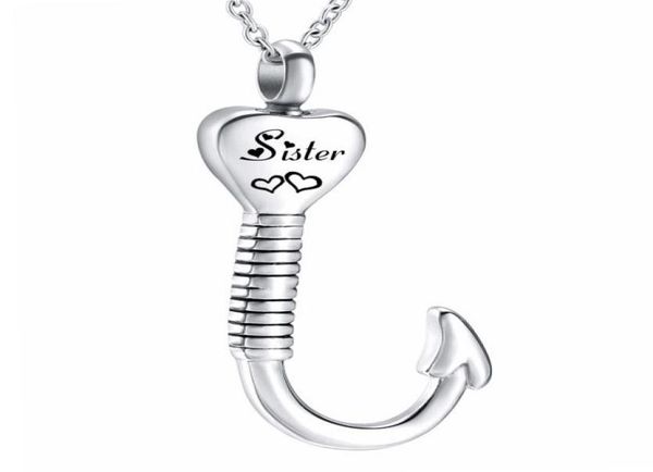 fashion custom name fish hook cremation urn ash holder pendant heart necklace for men women memorial keepsake jewelry7003876, Silver
fashion custom name fish hook cremation urn ash holder pendant heart necklace for men women memorial keepsake jewelry7003876, Silver