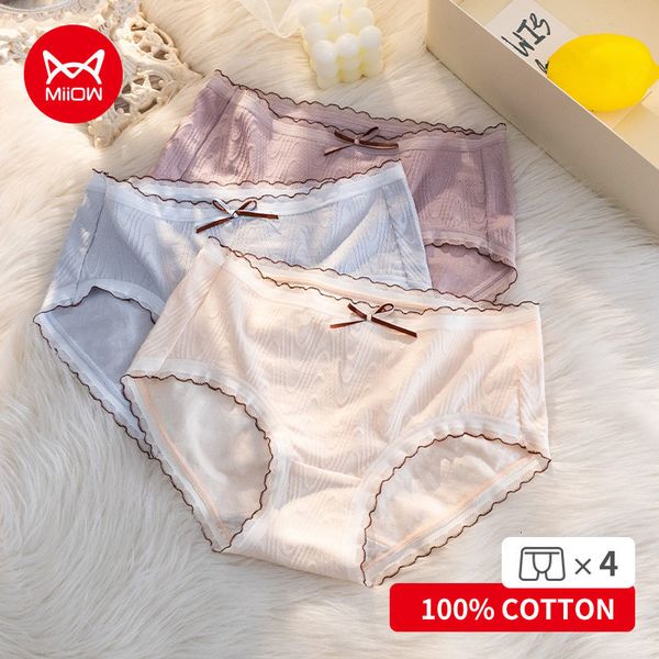 women's panties miiow 4pcs mild touch cotton women's panties gentle skin friendly girls lingerie mid waist underpants ladies under, Black;pink
women's panties miiow 4pcs mild touch cotton women's panties gentle skin friendly girls lingerie mid waist underpants ladies under, Black;pink