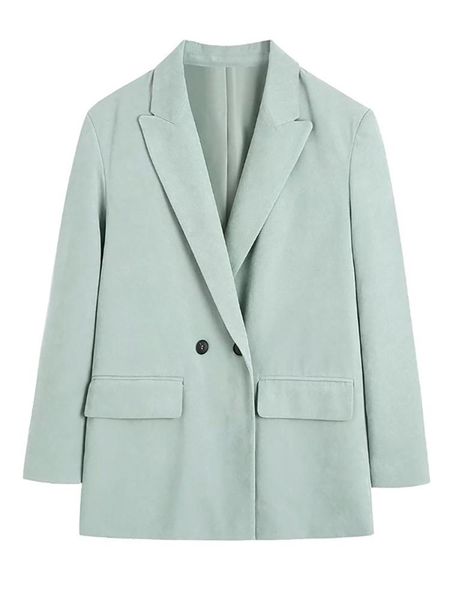pants evfer office lady casual two pockets spring autumn looose solid blazers womens double breasted fashion soft jackets outwear, White
pants evfer office lady casual two pockets spring autumn looose solid blazers womens double breasted fashion soft jackets outwear, White
