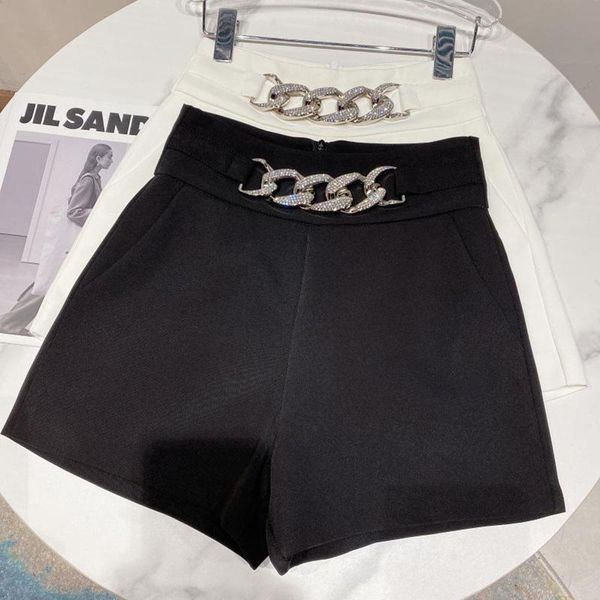 shorts 2022 new golden chain autumn winter women shorts high waist solid color office lady shortpants female fashion zipper up buttom, White;black
shorts 2022 new golden chain autumn winter women shorts high waist solid color office lady shortpants female fashion zipper up buttom, White;black