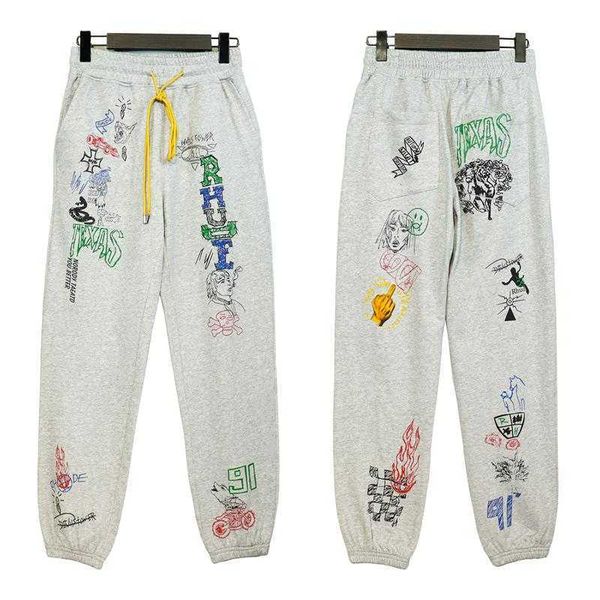designer clothing pant rhude high street comic cartoon graffiti handdrawn loose fitting men's pants thin sports guard pants streetwear, Black
designer clothing pant rhude high street comic cartoon graffiti handdrawn loose fitting men's pants thin sports guard pants streetwear, Black