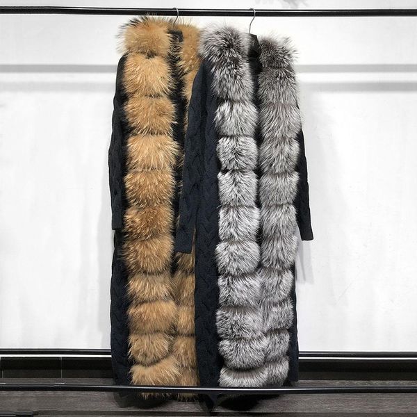 fur yoloagain women hooded natural raccoon real fox fur cardigan sweater length 125, Black
fur yoloagain women hooded natural raccoon real fox fur cardigan sweater length 125, Black