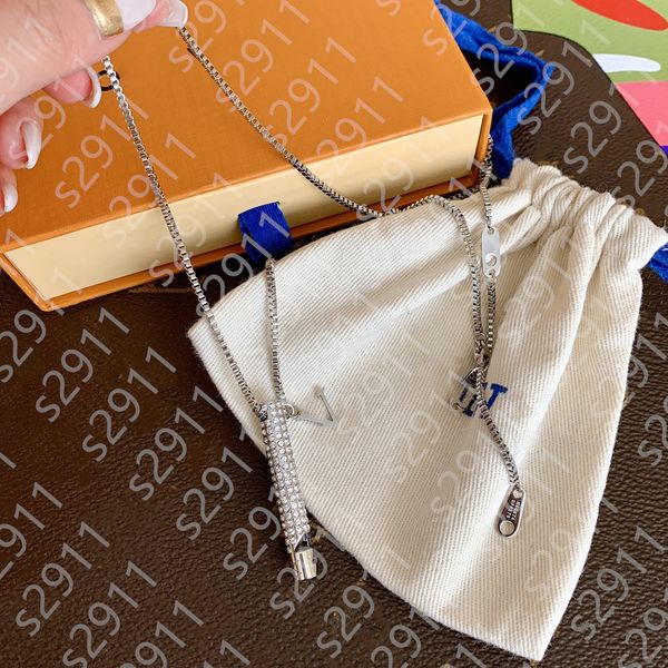 designer pendant necklaces fashion v letter stainless steel rose gold inlaid diamond whistle necklace fashion jewelry no box, Silver
designer pendant necklaces fashion v letter stainless steel rose gold inlaid diamond whistle necklace fashion jewelry no box, Silver
