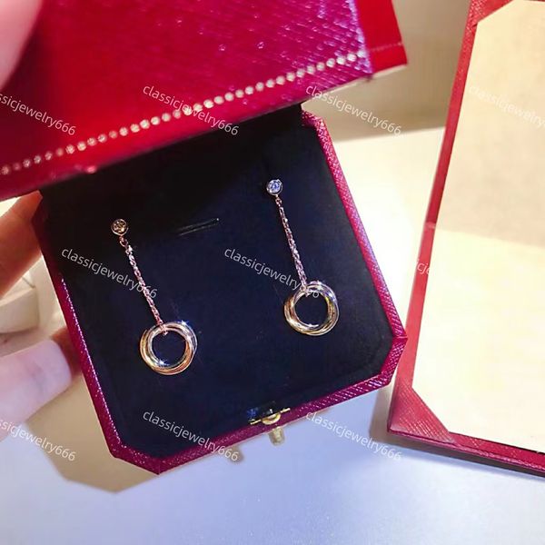 women's gold earrings fashion designer brand earrings charm 18k gold jewelry festival gift diamond small earrings with box, White
women's gold earrings fashion designer brand earrings charm 18k gold jewelry festival gift diamond small earrings with box, White
