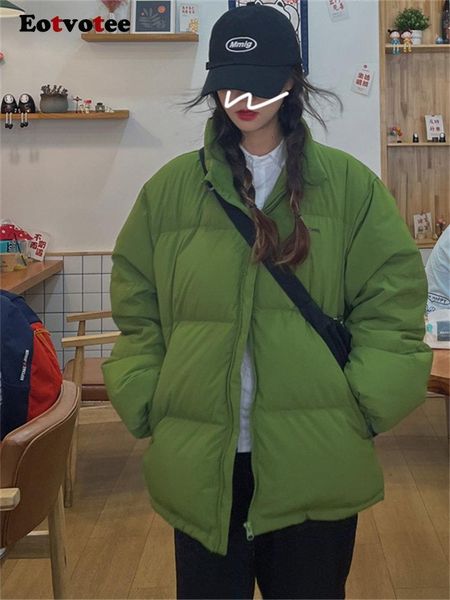 leather eotvotee winter puffer jacket women parkas 2022 korean fashion oversized causal coat green thicken warm stand collar outerwear, Black
leather eotvotee winter puffer jacket women parkas 2022 korean fashion oversized causal coat green thicken warm stand collar outerwear, Black
