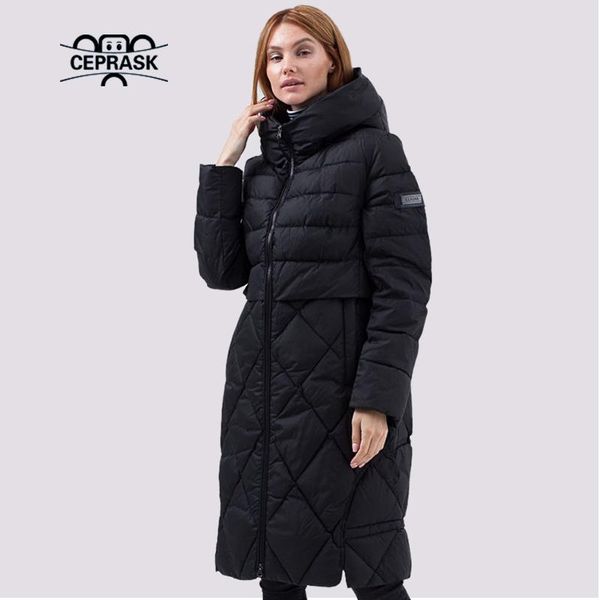leather ceprask 2022 new winter jacket women quilted 6xl long fashion women's winter coat hooded warm down jacket parka, Black
leather ceprask 2022 new winter jacket women quilted 6xl long fashion women's winter coat hooded warm down jacket parka, Black