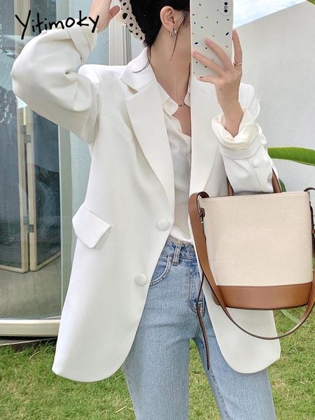 pants yitimoky office ladies blazer women elegant jacket 2022 new korean fashion oversized coats single breasted notched long suit top, White
pants yitimoky office ladies blazer women elegant jacket 2022 new korean fashion oversized coats single breasted notched long suit top, White