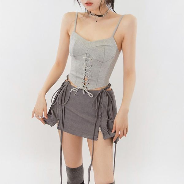 dress y2k 2 piece set women crossstrap crop and pleated skirt laceup double zipper mini skirts harajuku cute suits outfits, White
dress y2k 2 piece set women crossstrap crop and pleated skirt laceup double zipper mini skirts harajuku cute suits outfits, White