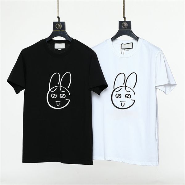men's t-shirt short sleeve trend designer sports casual women's t-shirt summer pure cotton casual little rabbit letter short sleev, White;black
men's t-shirt short sleeve trend designer sports casual women's t-shirt summer pure cotton casual little rabbit letter short sleev, White;black