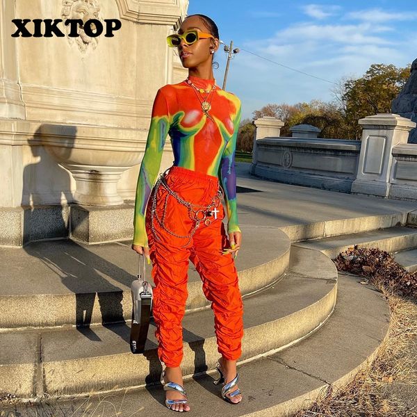 women s jumpsuits rompers xikaesthetic bodysuit women printed turtleneck overalls muticolor body shaping autumn party high streetwear 230420, Black;white
women s jumpsuits rompers xikaesthetic bodysuit women printed turtleneck overalls muticolor body shaping autumn party high streetwear 230420, Black;white