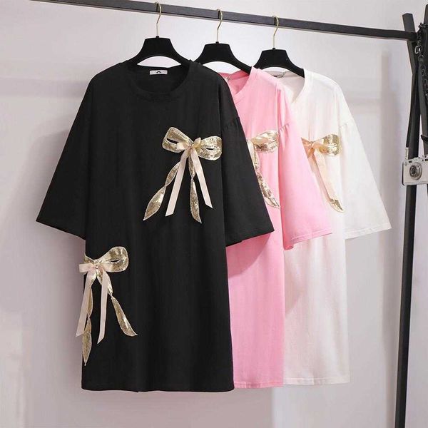 150. oversize womens clothing dress plump girls spring and summer loose bow plus, Black;gray
150. oversize womens clothing dress plump girls spring and summer loose bow plus, Black;gray