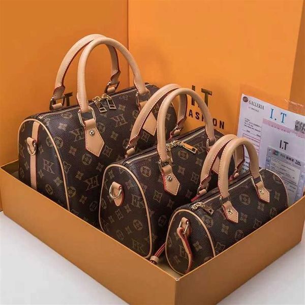 women messenger travel bag classic style fashion bags shoulder bags lady totes handbags speedy 30 cm with gold lock3341
women messenger travel bag classic style fashion bags shoulder bags lady totes handbags speedy 30 cm with gold lock3341