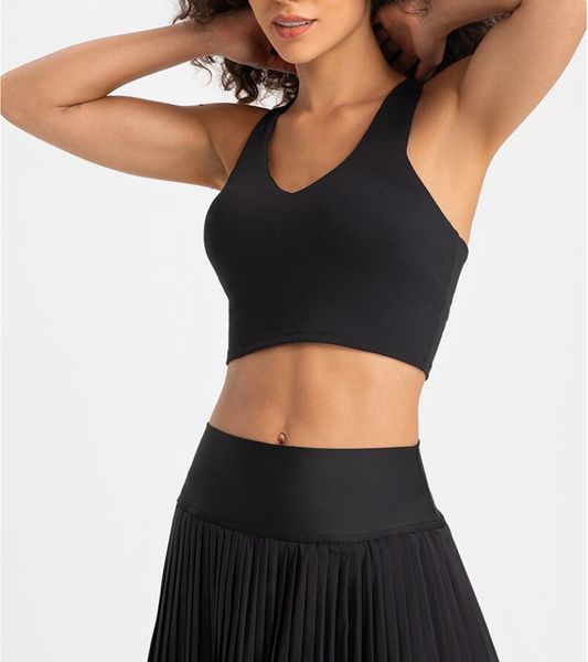 lu-381 yoga sports bra vest high elastic shockproof women underwears with chest pad running fitness gym shirt inner jacket tank, White;red
lu-381 yoga sports bra vest high elastic shockproof women underwears with chest pad running fitness gym shirt inner jacket tank, White;red