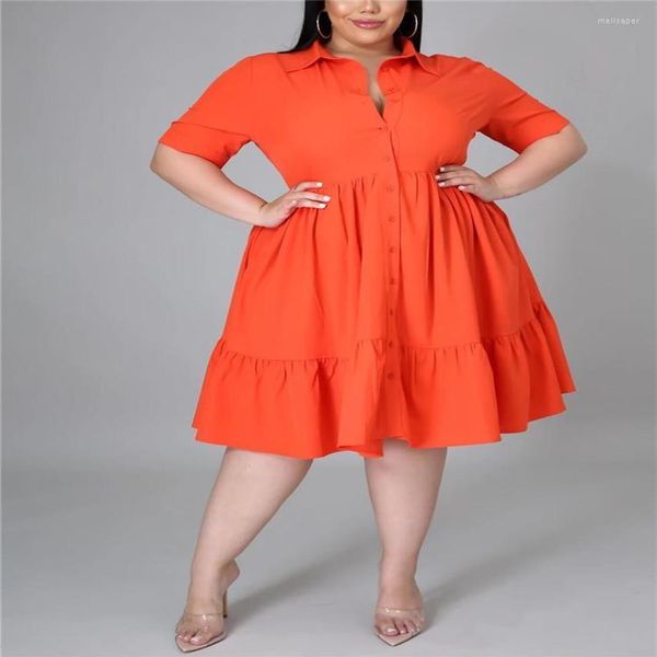 plus size dresses blouse women summer buttons high waist elegant office ladies dress clothing vestidos oversized 4x 5xlplus meli22223s, Black
plus size dresses blouse women summer buttons high waist elegant office ladies dress clothing vestidos oversized 4x 5xlplus meli22223s, Black