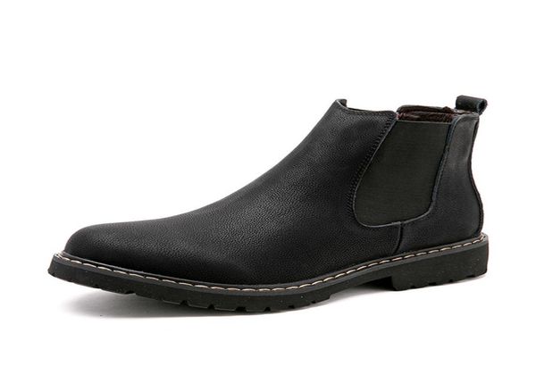 boots men winter shoes black split leather boots mens warm plush fur winter boots for men1994428