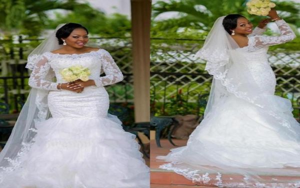 plus size lace mermaid wedding dress with sheer long sleeve beaded lace appliques fit and flare bridal gowns corset bridal gown3155135, White
plus size lace mermaid wedding dress with sheer long sleeve beaded lace appliques fit and flare bridal gowns corset bridal gown3155135, White