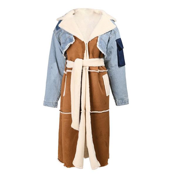 leather fleece coat quilted jacket women loose thick puffer parkas padded coats belted lamb wool outwear autumn winter coat maxi velvet, Black
leather fleece coat quilted jacket women loose thick puffer parkas padded coats belted lamb wool outwear autumn winter coat maxi velvet, Black