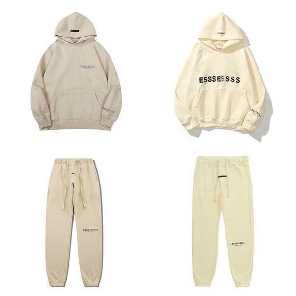 men's luxury fashion sweatshirts essentials tracksuits letter hoodies men women ess sportswear hooded pant coat sweater pullover coupl, Gray
men's luxury fashion sweatshirts essentials tracksuits letter hoodies men women ess sportswear hooded pant coat sweater pullover coupl, Gray
