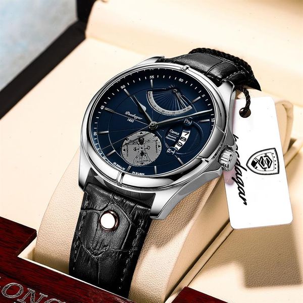 swiss brand mens watches waterproof sport wristwatch chronograph quartz military genuine leather watch271h, Slivery;brown
swiss brand mens watches waterproof sport wristwatch chronograph quartz military genuine leather watch271h, Slivery;brown