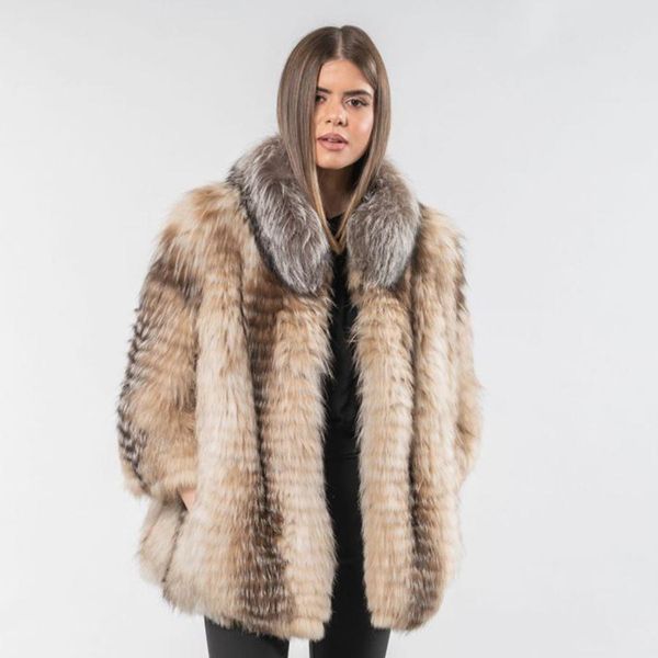 fur natural fox fur coat with collar long for winter 2022 fashion fur overcoat factory customized, Black
fur natural fox fur coat with collar long for winter 2022 fashion fur overcoat factory customized, Black