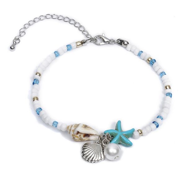 summer beach starfish charm bracelet ankle handmade seed bead shell anklets foot jewelry, Red;blue
summer beach starfish charm bracelet ankle handmade seed bead shell anklets foot jewelry, Red;blue