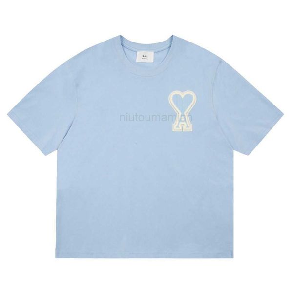 t shirts for men women couple amis summer high heart quality short sleeved embroidery t-shirt embroidered clothes with big and round neck lo, White;black
t shirts for men women couple amis summer high heart quality short sleeved embroidery t-shirt embroidered clothes with big and round neck lo, White;black