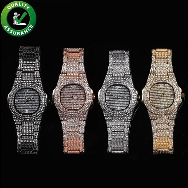 luxury watch iced out diamond mens designer watches hip hop jewelry women fashion pandora style charms rapper bling rhinestone wri341r, Slivery;brown
luxury watch iced out diamond mens designer watches hip hop jewelry women fashion pandora style charms rapper bling rhinestone wri341r, Slivery;brown