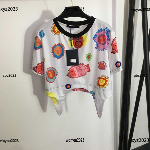 women's & tees cartoon sun print strap open navel t-shirt for women designer summer crop ing, White
women's & tees cartoon sun print strap open navel t-shirt for women designer summer crop ing, White