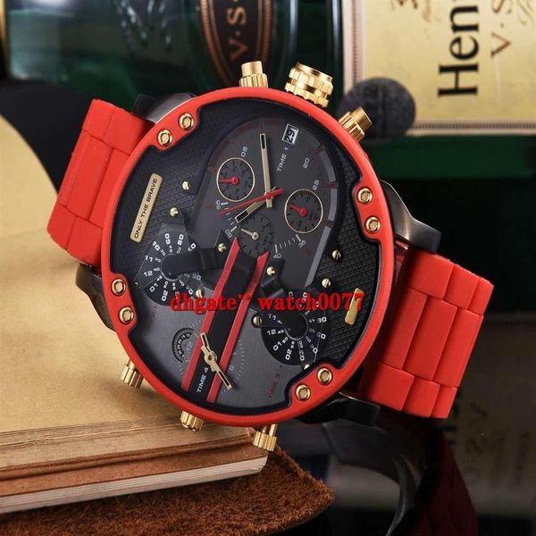 new dz7430 men's 2 0 red stainless steel case chronograph watch 7430289h, Slivery;brown
new dz7430 men's 2 0 red stainless steel case chronograph watch 7430289h, Slivery;brown