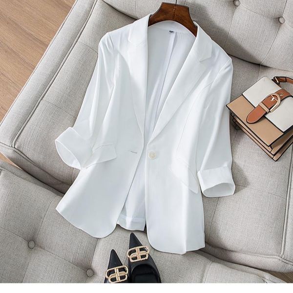 pants suit blazer thin cotton and linen 2022 spring and summer new korean fashion retro simple loose large size casual small suit, White
pants suit blazer thin cotton and linen 2022 spring and summer new korean fashion retro simple loose large size casual small suit, White