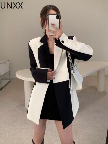 pants unxx temperament lapel long sleeve contrast color spliced single breasted women blazer 2022 autumn female retro blazers women, White
pants unxx temperament lapel long sleeve contrast color spliced single breasted women blazer 2022 autumn female retro blazers women, White