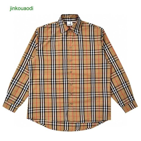 burbersys spring style classic plaid long-sleeved men and women's t shirt, White;black
burbersys spring style classic plaid long-sleeved men and women's t shirt, White;black