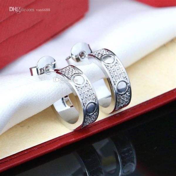 luxury classic screw earrings love stud earrings fashion woman designer jewelry hoop earing c women gfc268s, Golden;silver
luxury classic screw earrings love stud earrings fashion woman designer jewelry hoop earing c women gfc268s, Golden;silver