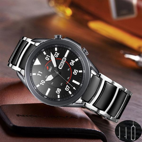 20mm 22mm galaxy watch 3 45mm pulseira for samsung galaxy watch 46mm band ceramic stainless steel strap for galaxy watch4 44mm 220224c, Black;brown
20mm 22mm galaxy watch 3 45mm pulseira for samsung galaxy watch 46mm band ceramic stainless steel strap for galaxy watch4 44mm 220224c, Black;brown