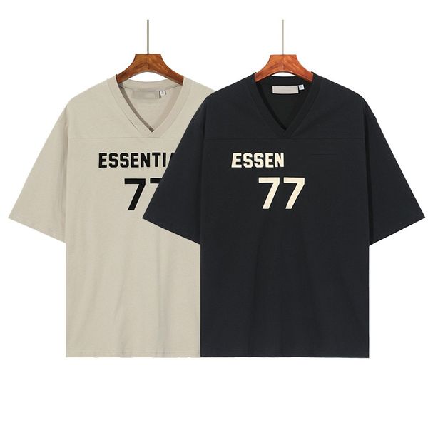 23 ess designer fog mens t-shirts womens tees short summer fashion casual with letter superior quality v-neck shirt, White;black
23 ess designer fog mens t-shirts womens tees short summer fashion casual with letter superior quality v-neck shirt, White;black