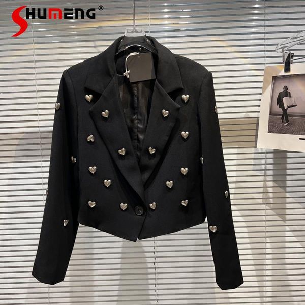 pants black short coat 2022 spring new threedimensional metal heartshaped business suit jacket women's long sleeve tailored coat, White
pants black short coat 2022 spring new threedimensional metal heartshaped business suit jacket women's long sleeve tailored coat, White