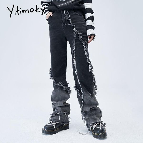 jeans yitimoky harajuku street high waist straight wide leg jeans 2022 fashion chic raw edge autumn women allmatch denim trousers, Blue
jeans yitimoky harajuku street high waist straight wide leg jeans 2022 fashion chic raw edge autumn women allmatch denim trousers, Blue