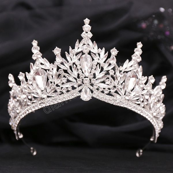 5 colors luxury green blue red crystal leaves tiara for women wedding party elegant bridal bride crown hair dress jewelry, White;golden
5 colors luxury green blue red crystal leaves tiara for women wedding party elegant bridal bride crown hair dress jewelry, White;golden