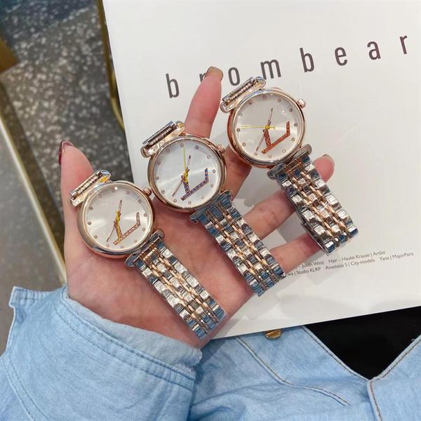 brand watches women girl crystal big letters style metal steel band quartz wrist watch l38179v, Slivery;brown
brand watches women girl crystal big letters style metal steel band quartz wrist watch l38179v, Slivery;brown