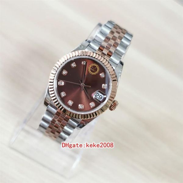 super bpf ladies wristwatches 278274 31mm diamond brown dial two tones stainless steel sapphire jubilee bracelet automatic mechani251e, Slivery;brown
super bpf ladies wristwatches 278274 31mm diamond brown dial two tones stainless steel sapphire jubilee bracelet automatic mechani251e, Slivery;brown