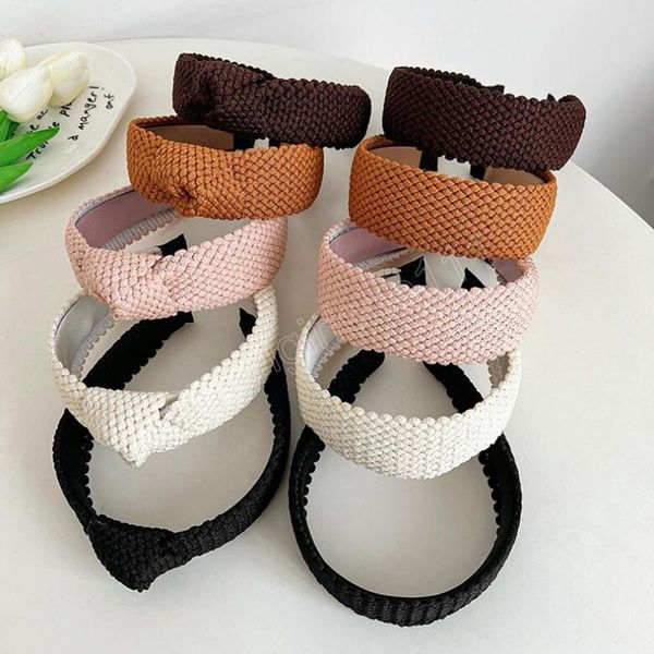 fashion hairband for women wide side knitted headband center knot turban girls casual hair accessories, Slivery;white
fashion hairband for women wide side knitted headband center knot turban girls casual hair accessories, Slivery;white