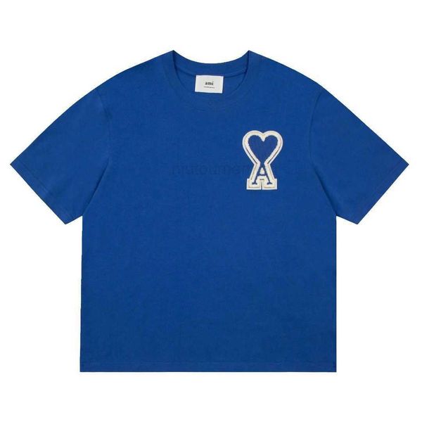 t shirts for men women with short sleeved t-shirt embroidered amis big heart embroidery summer couple clothes and round neck loose fitting i, White;black
t shirts for men women with short sleeved t-shirt embroidered amis big heart embroidery summer couple clothes and round neck loose fitting i, White;black