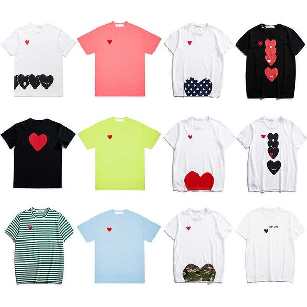 play fashion mens t-shirts designer red heart shirt casual tshirt cotton embroidery short sleeve summer t-shirt, White;black
play fashion mens t-shirts designer red heart shirt casual tshirt cotton embroidery short sleeve summer t-shirt, White;black